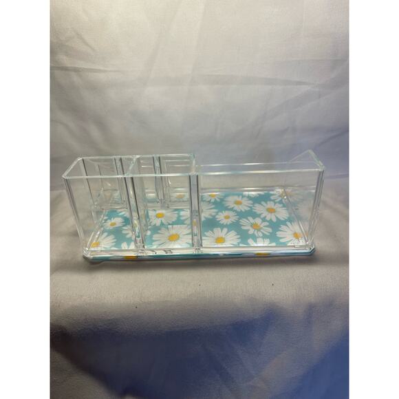 Sorbus Daisy Acrylic Makeup Storage Organizer Display - Picture 4 of 4